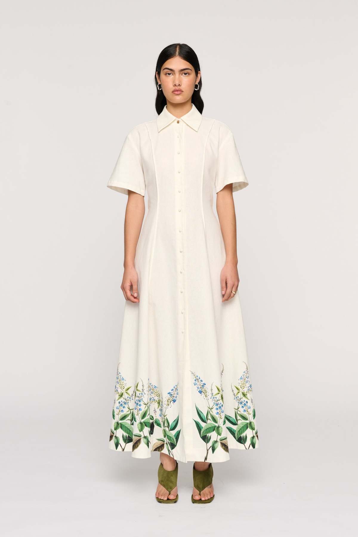 Clea Myra Shirt Dress - Laurel Bloom - Image 1 of 4