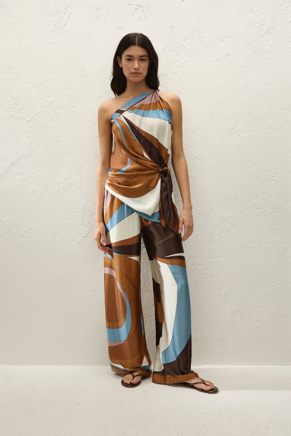 Faithfull The Brand Sotto Knot Top - Notte