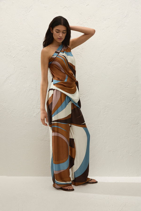 Faithfull The Brand Sotto Knot Top - Notte