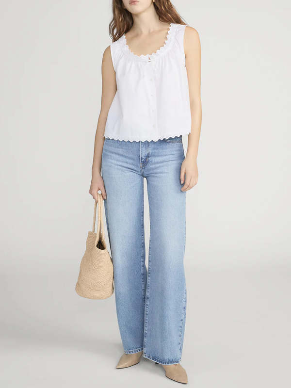 Frame Serene Tank Top - White