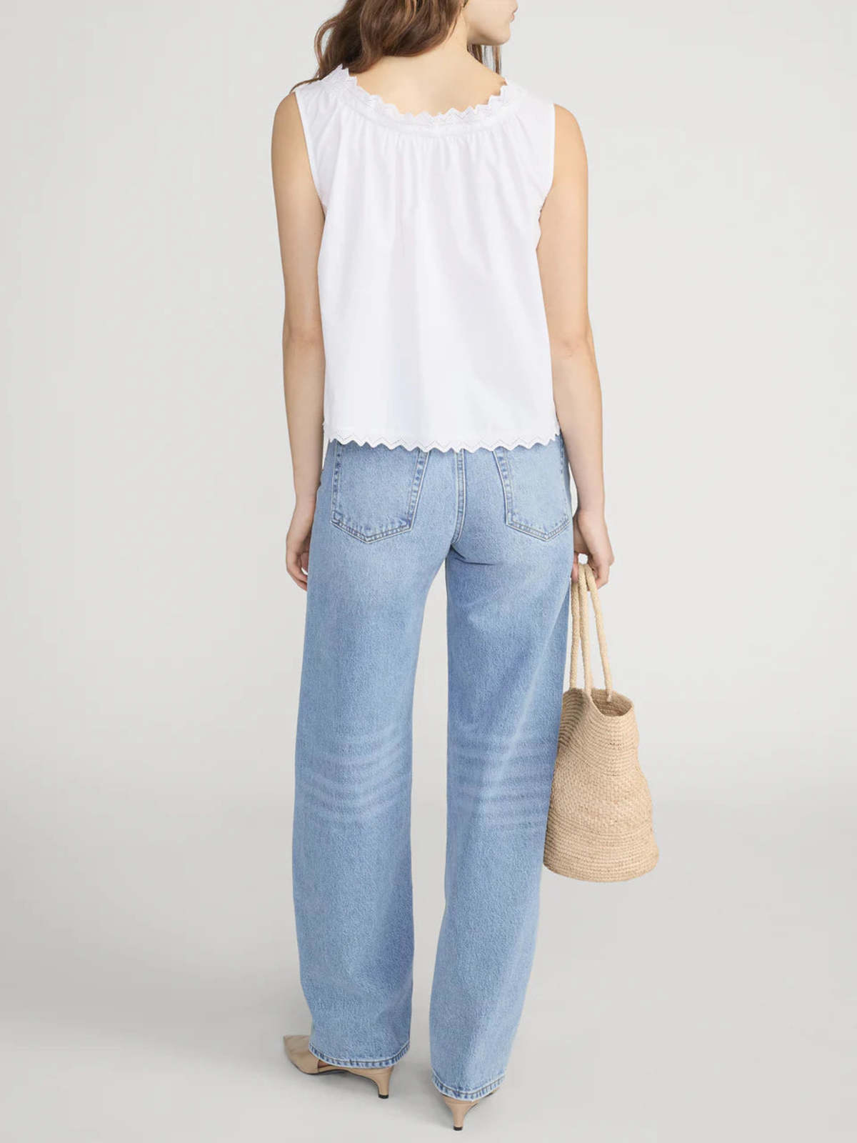 Frame Serene Tank Top - White - Image 3 of 3