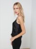 L'agence Lexi Camisole Top - Black - Thumbnail 2
