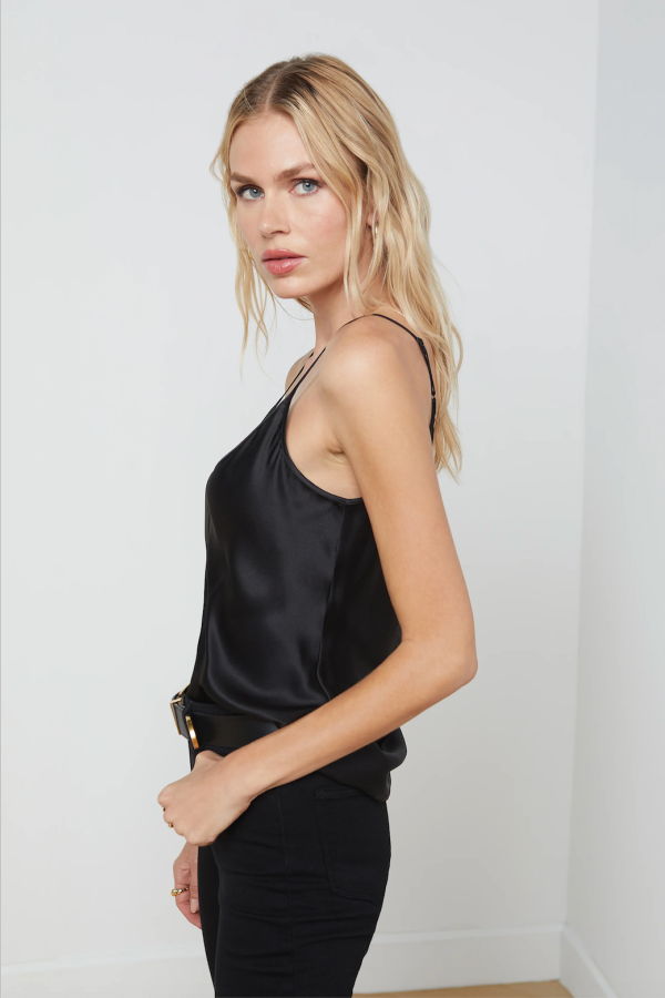 L'agence Lexi Camisole Top - Black