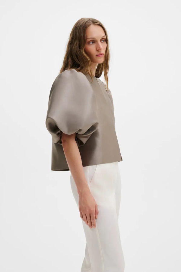 Malina Cleo Blouse - Graphite
