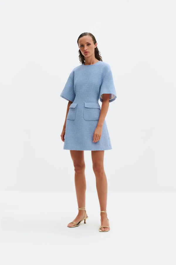 Malina Rayna Mini Dress - Sky Blue