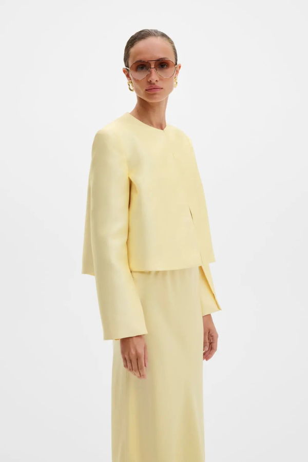 Malina Ruthie Blouse - Light Lemon