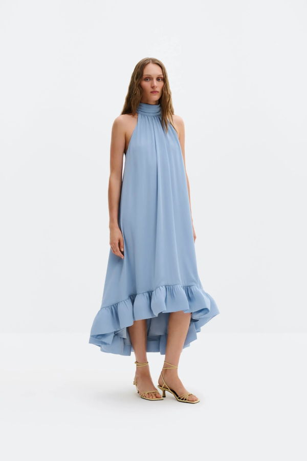 Malina Sabrina Dress - Sky Blue