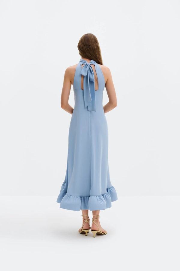 Malina Sabrina Dress - Sky Blue