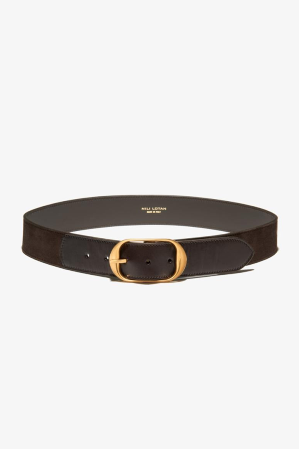 Nili Lotan Combo Belt - Espresso