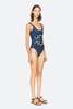 Sea NY Blaise Print Swimsuit - Navy - Thumbnail 5