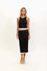 Solid and Striped Diana Skirt - Noir - Thumbnail 3