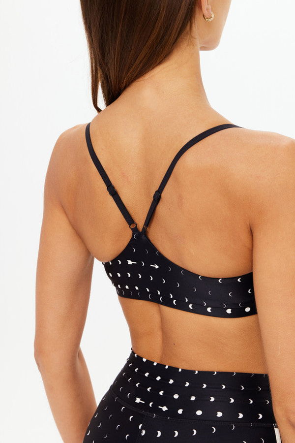 The Upside Moonstone Zoe Bra - Black