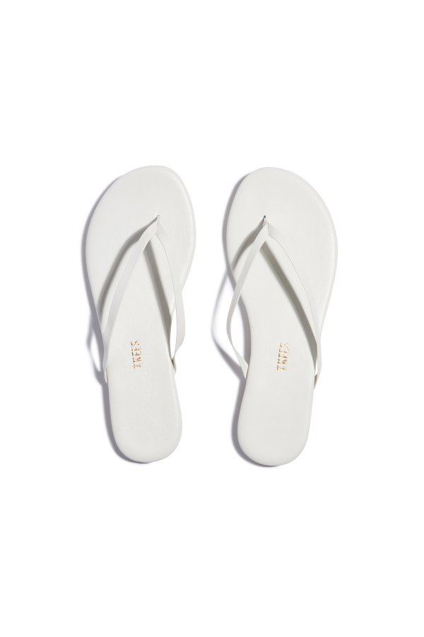 TKEES Solid Sandal - White