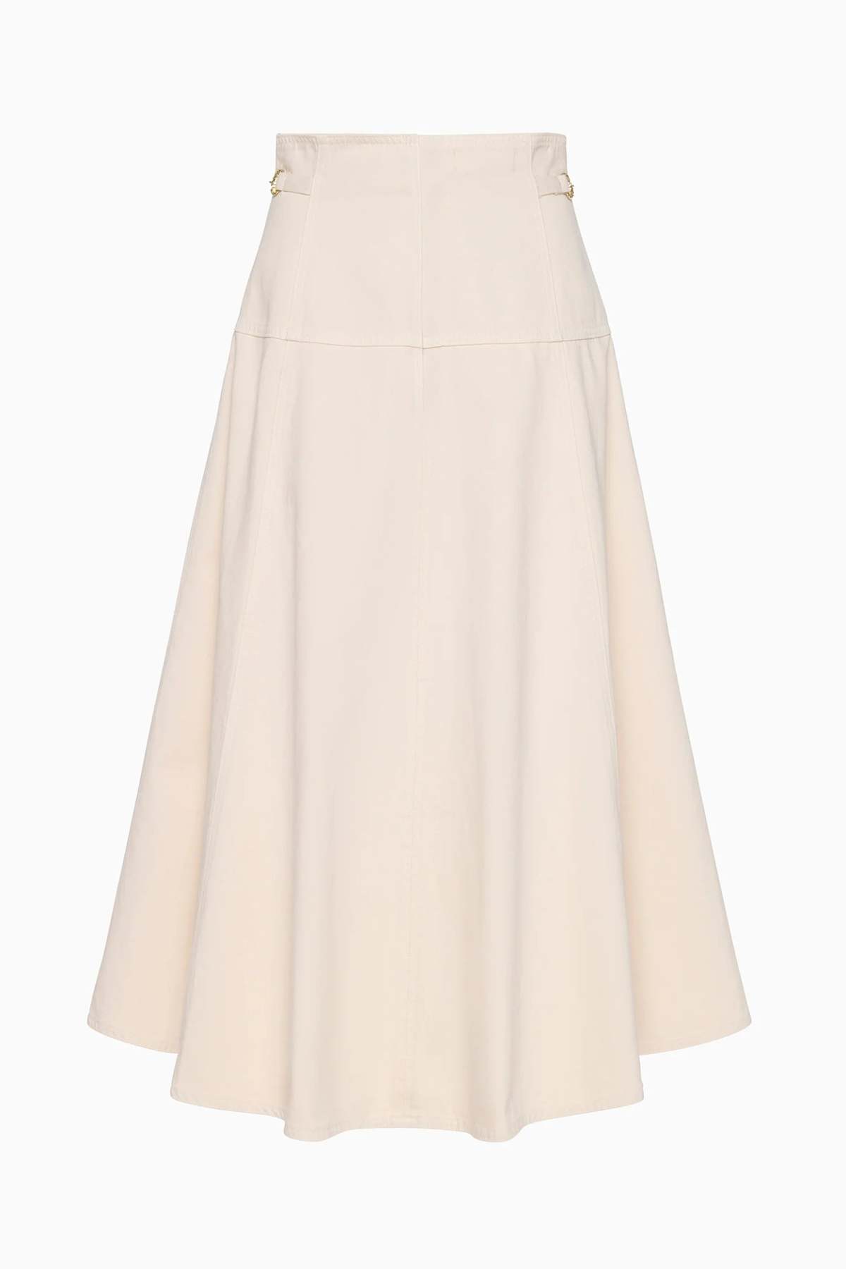 Ulla Johnson Brigette Denim Midi Skirt - Cowrie - Image 4 of 4