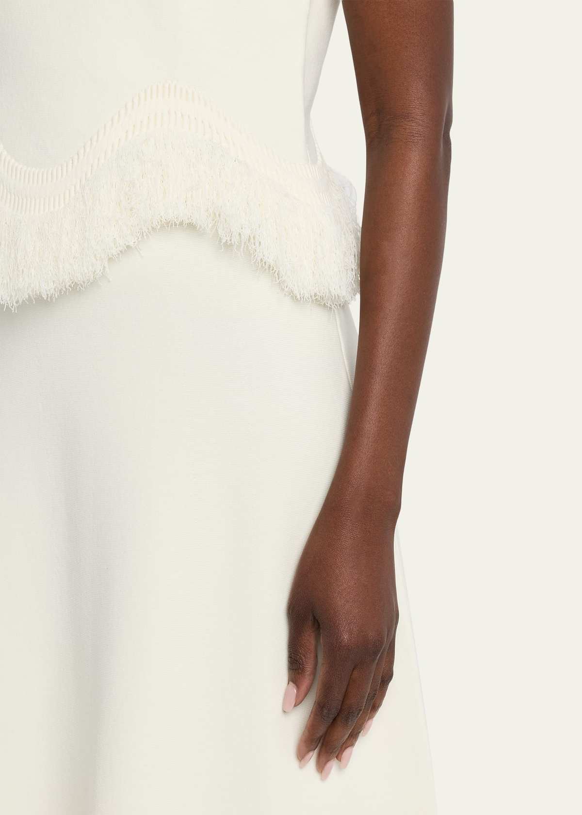 Ulla Johnson Koa Knit Fringe Top - Cowrie - Image 3 of 4