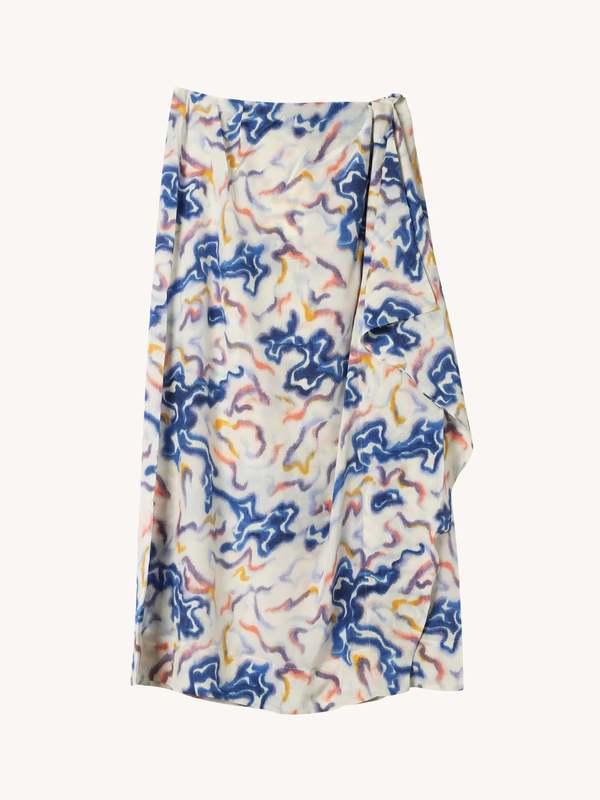 Ulla Johnson Magdalene Cascading Ruffle Skirt - Prism Ulla Johnson Magdalene Cascading Ruffle Skirt - Prism