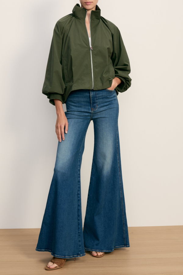 Veronica Beard Circe Bubble Jacket - Army