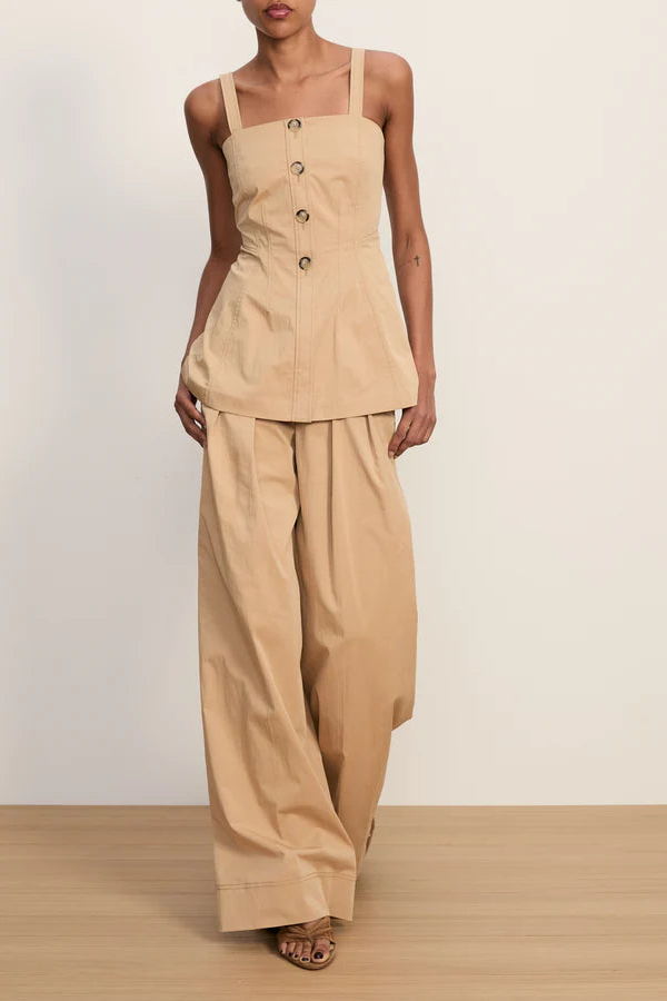 Veronica Beard Kariselle Top - Khaki