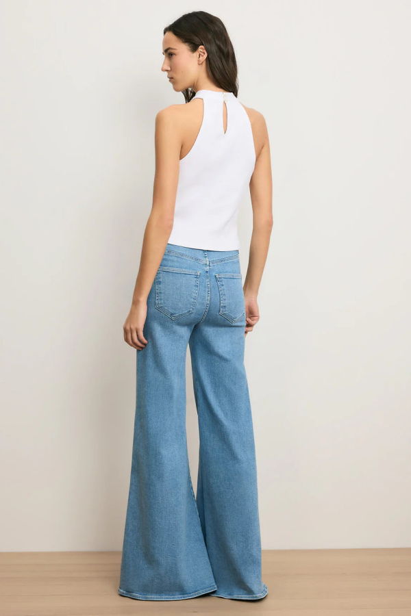 Veronica Beard Thea Halter Top - White