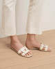 Veronica Beard Via Slide Sandal - Ecru - Thumbnail 3