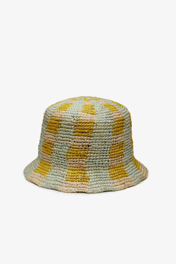 WYETH Chrissy Raffia Bucket Hat
