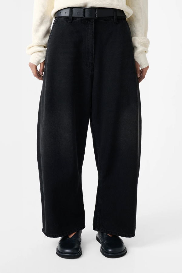 Studio Nicholson Chalco Wide Crop Denim Pant