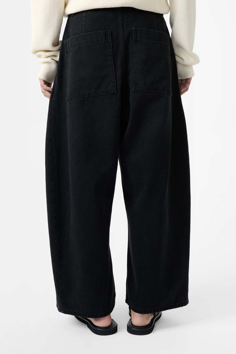 Studio Nicholson Chalco Wide Crop Denim Pant