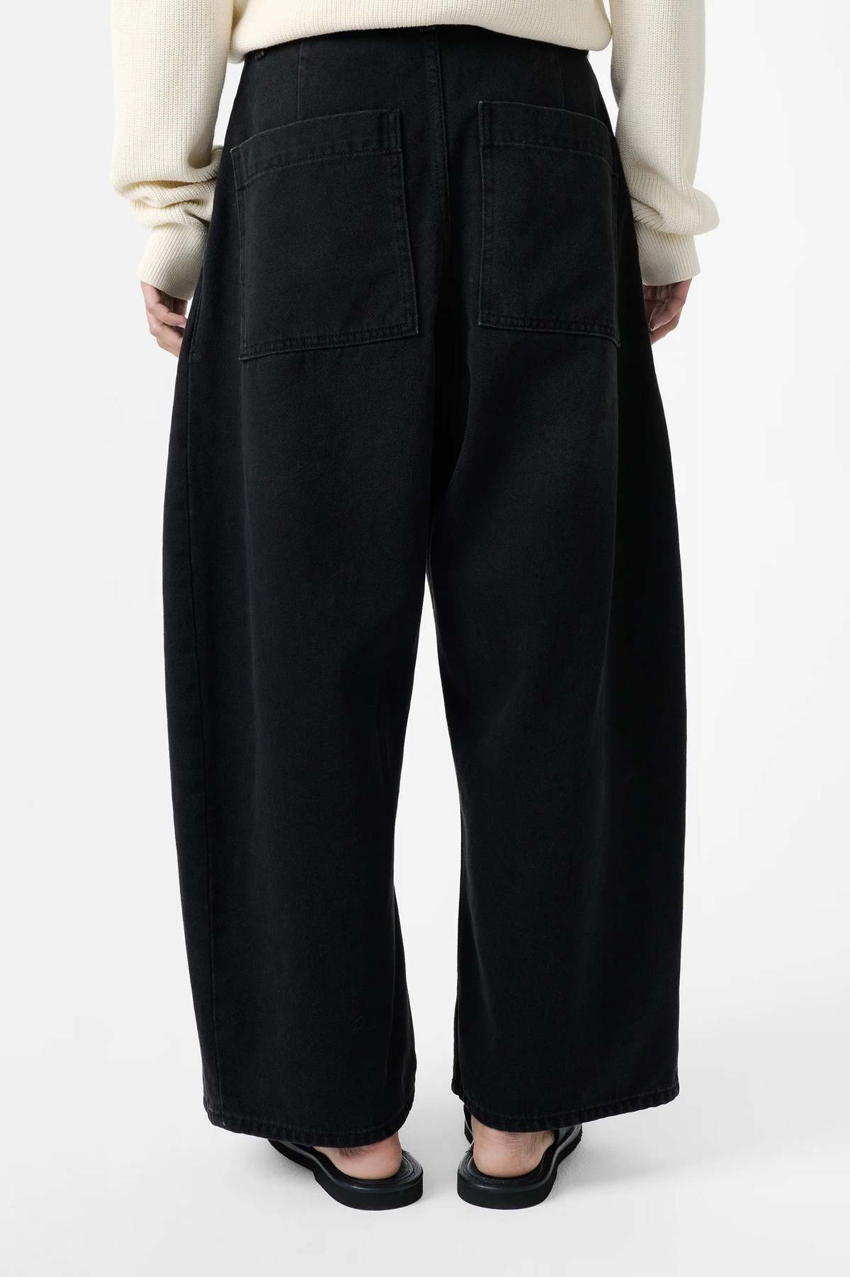 Studio Nicholson Chalco Wide Crop Denim Pant - Image 5 of 6