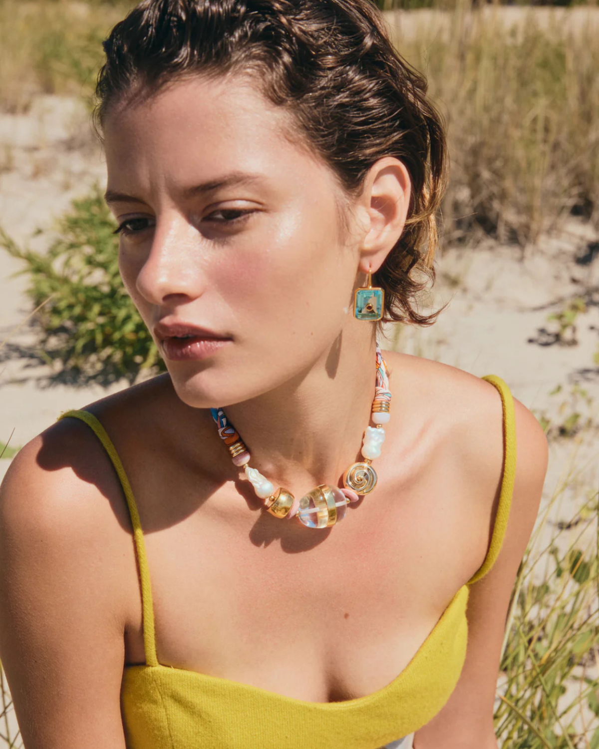 Lizzie Fortunato Glass Beach Necklace - Multi - Image 2 of 3