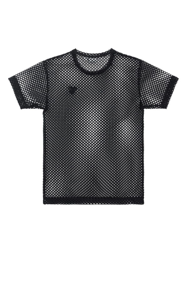 Comme des Garçons Mesh Black Heart T-Shirt