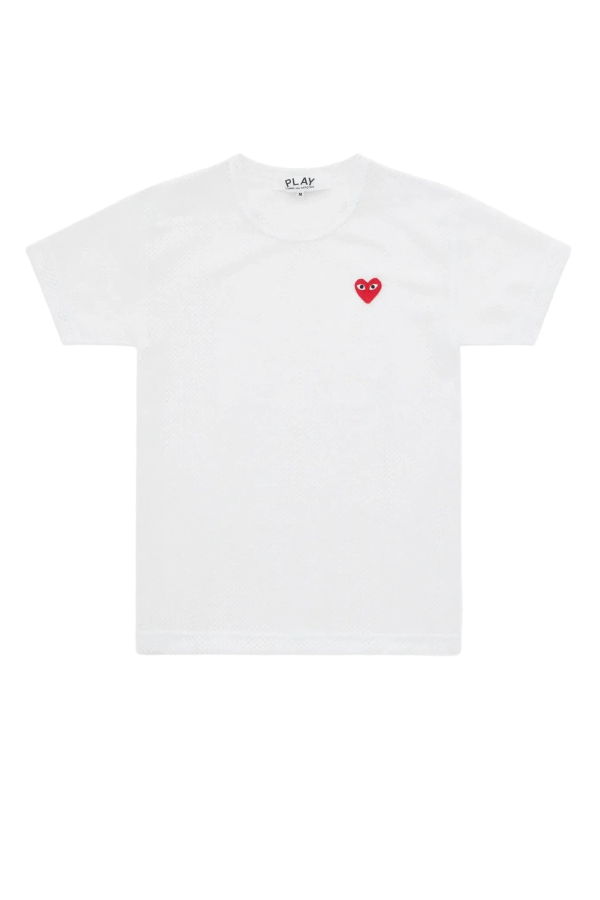 Comme des Garçons Mesh Red Heart Tee