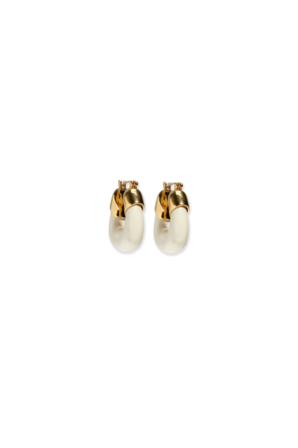 Lizzie Fortunato Mini Organic Hoops - Alabaster