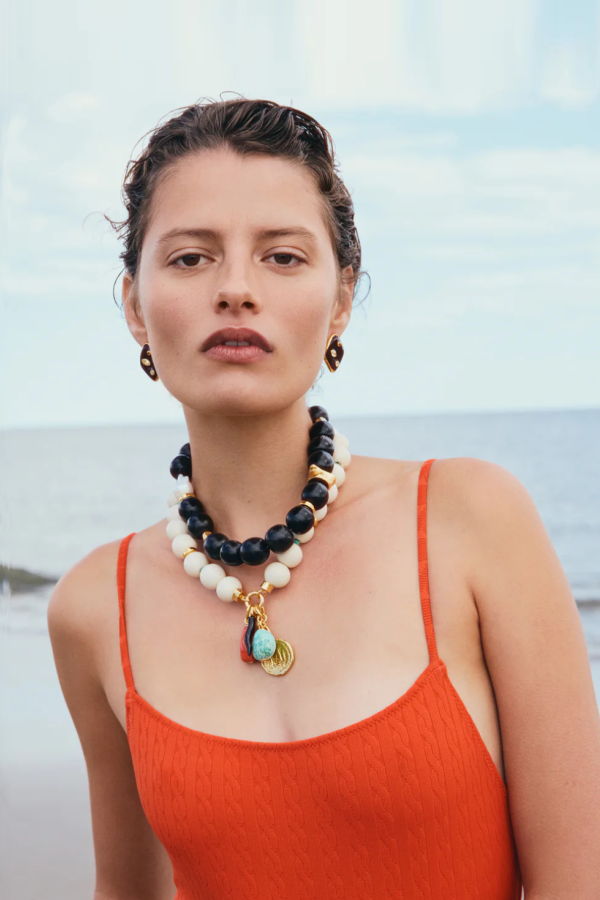 Lizzie Fortunato Oria Necklace - Black