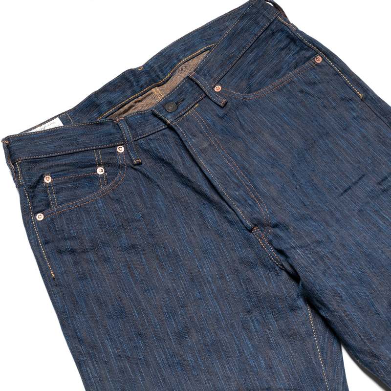 Studio D'Artisan D1905S "Awa Sho-ai Kakishibu" 15oz Natural Indigo Kakishibu Selvedge Denim Regular Straight Jeans