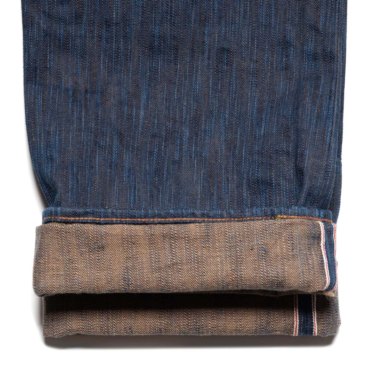 Studio D'Artisan D1905S "Awa Sho-ai Kakishibu" 15oz Natural Indigo Kakishibu Selvedge Denim Regular Straight Jeans - Image 15 of 17