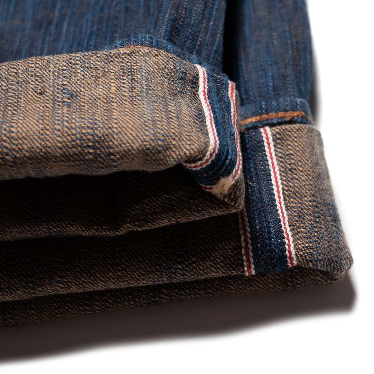 Studio D'Artisan D1905S "Awa Sho-ai Kakishibu" 15oz Natural Indigo Kakishibu Selvedge Denim Regular Straight Jeans - Image 16 of 17