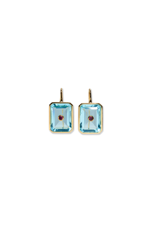Lizzie Fortunato Tile Earrings - Poolside