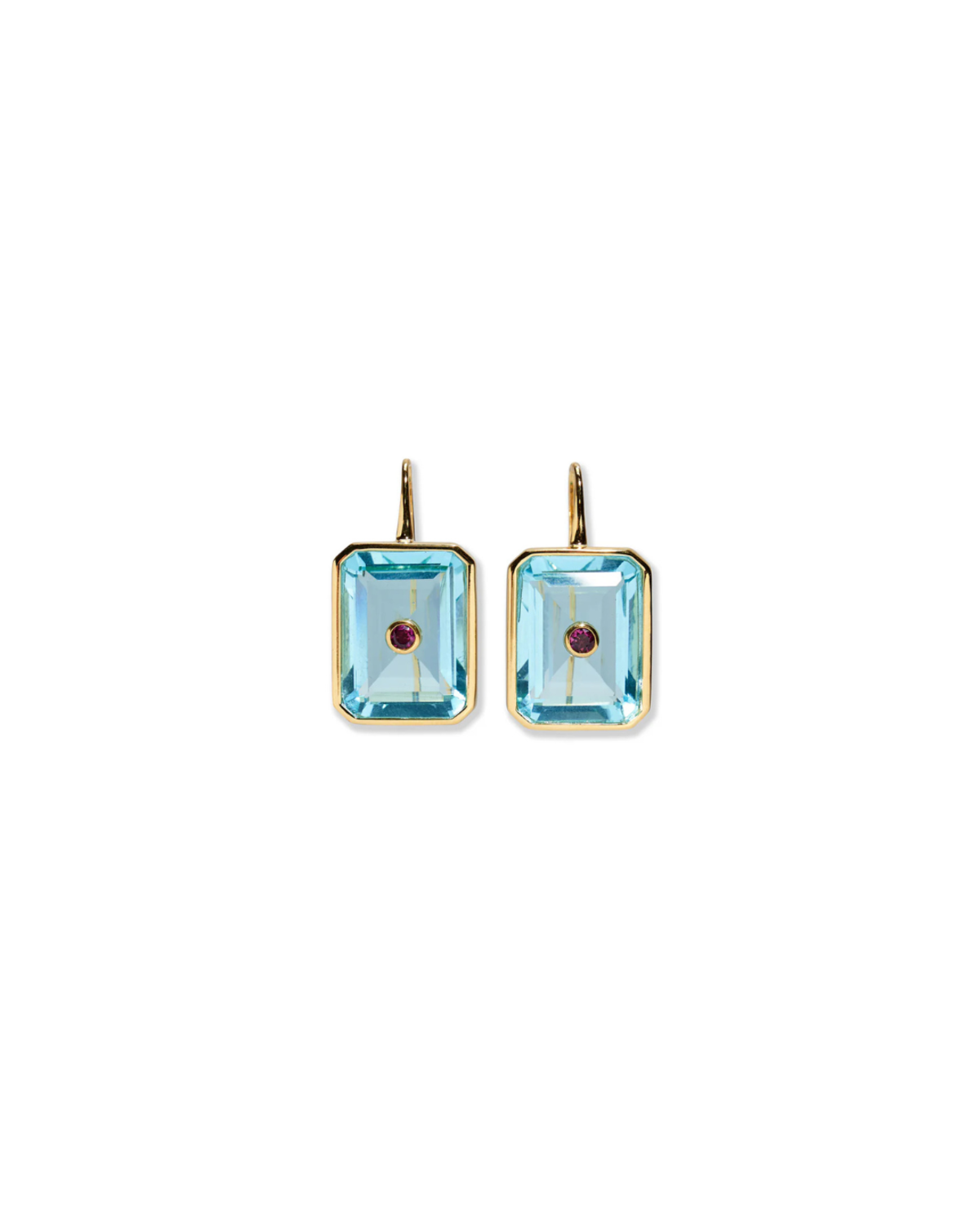 Lizzie Fortunato Tile Earrings - Poolside - Image 1 of 2