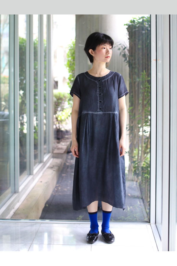 Aequamente Cold-Dye Silk Dress