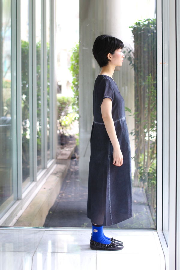 Aequamente Cold-Dye Silk Dress