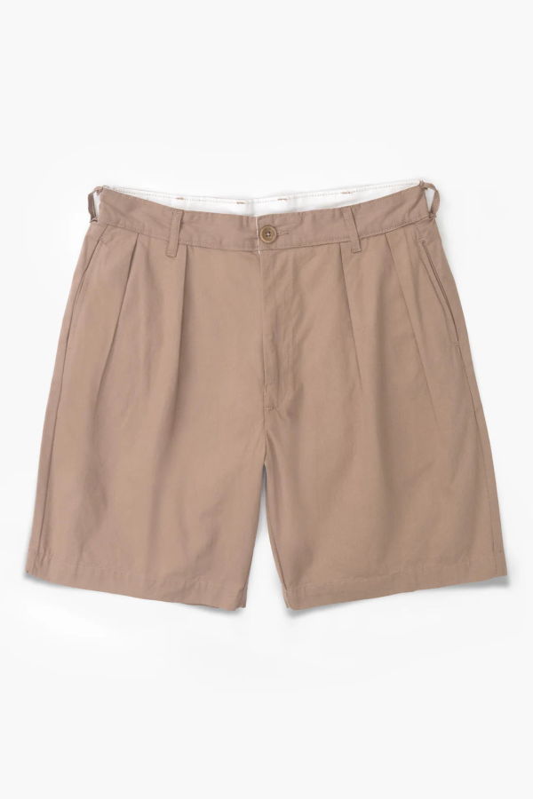 Service Works Mushroom Twill Part Timer Shorts