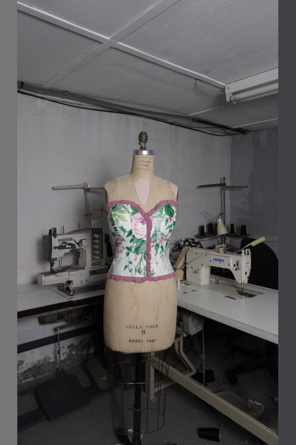 Rightful Owner Floral Ruffled Corset