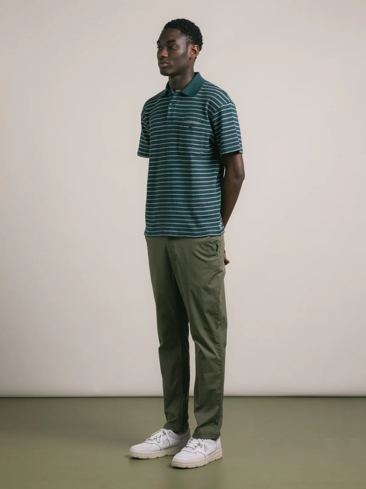 Kestin Inverness Cotton Twill Trouser - Olive - Image 2 of 5