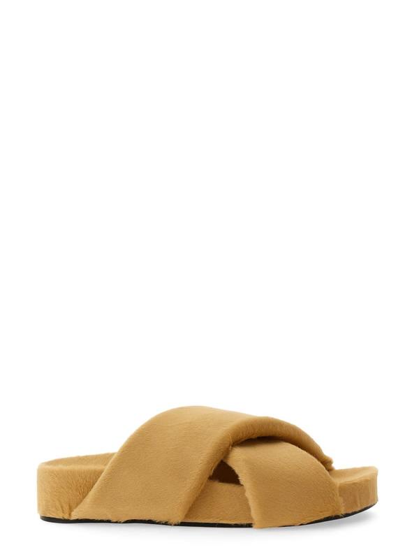 Jil Sander Crisscross Sandal - Beige