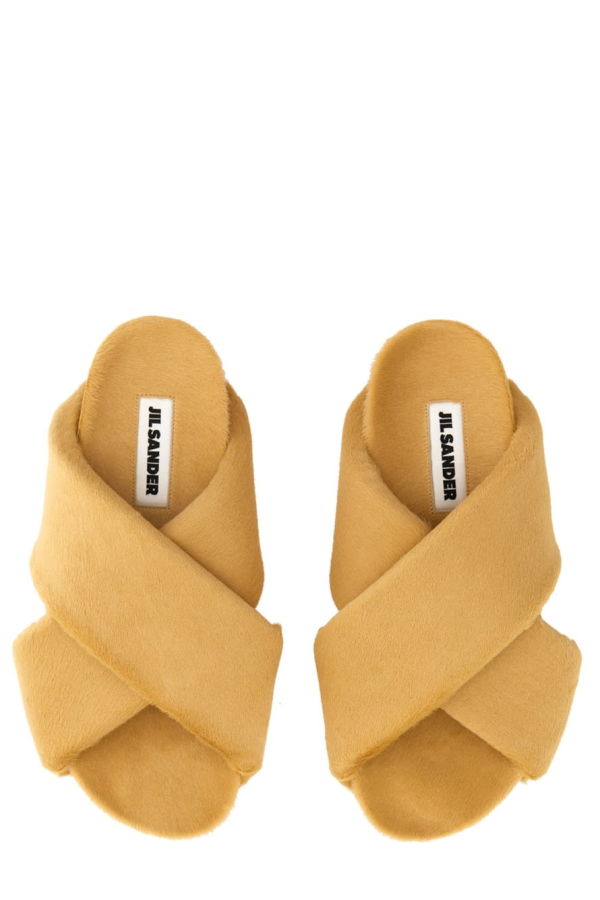 Jil Sander Crisscross Sandal - Beige
