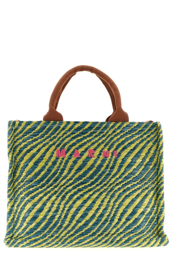 Marni Raffia Tote Bag - Multicolor