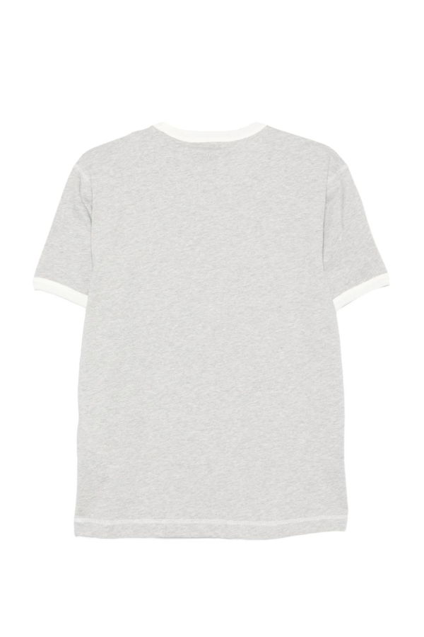 Ami Alexandre Mattiussi Logo Cotton T-Shirt - Gray