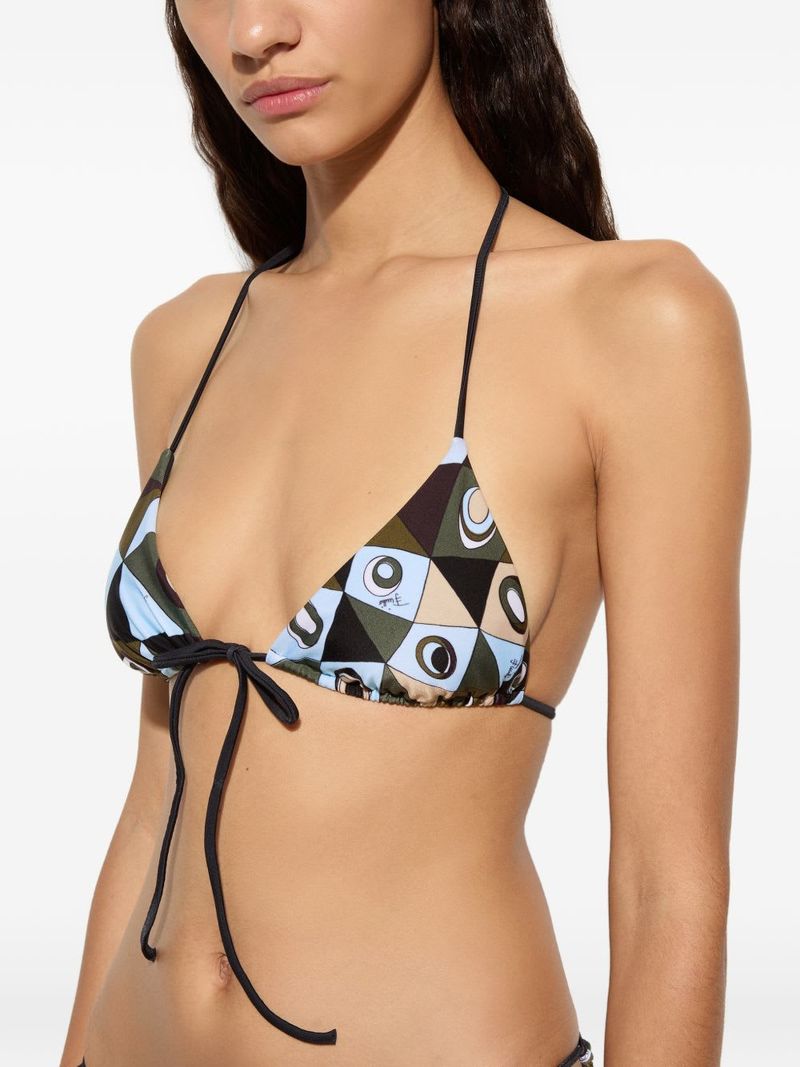 PUCCI Bikini Bottom Swimwear Bottom - Blue
