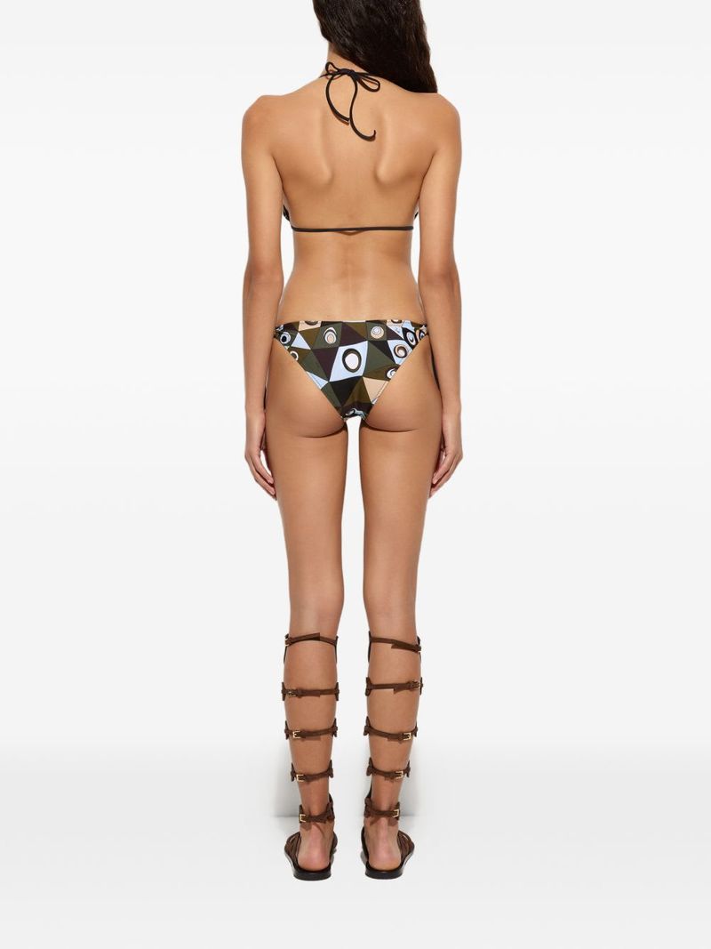 PUCCI Bikini Bottom Swimwear Bottom - Blue