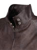 LOW CLASSIC Stand Collar Jacket - Brown - Thumbnail 4